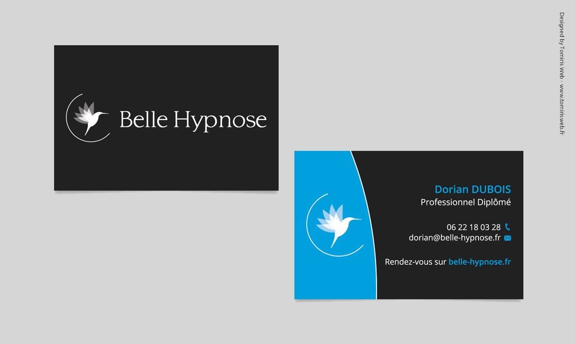 Cartes de visite Belle Hypnose