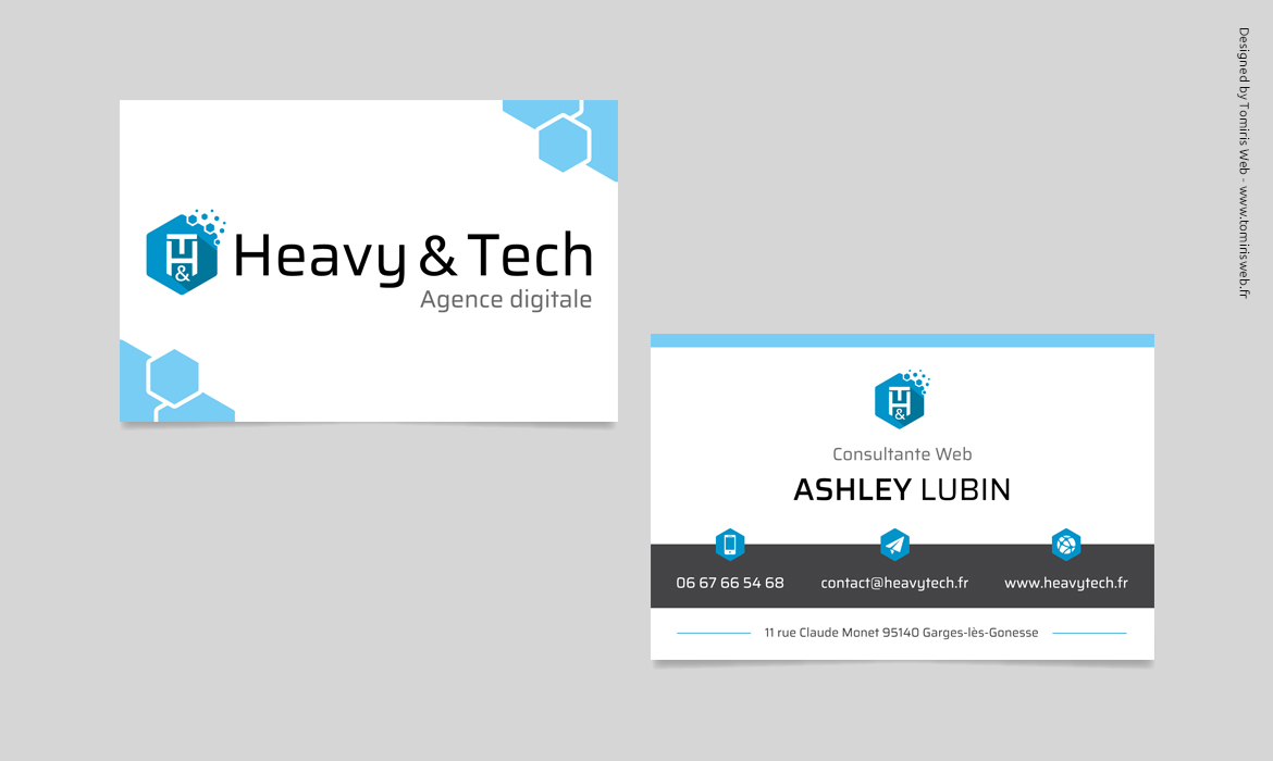 Cartes de visite Heavy & Tech