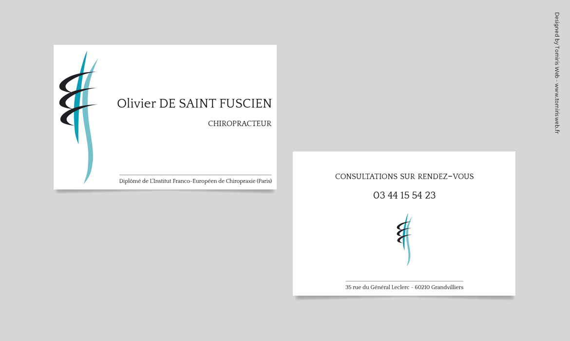 Carte de visites Olivier De Saint Fuscien