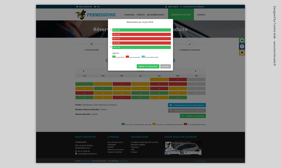 Site internet agence PERMISSIONS