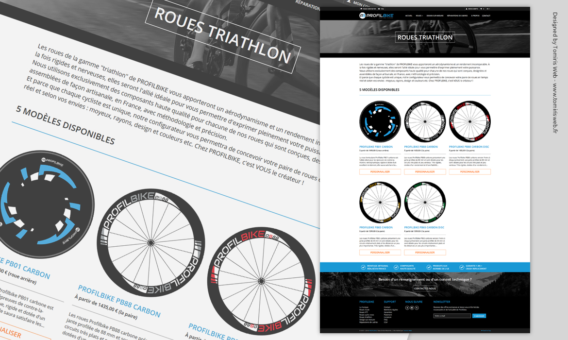 Site internet Profilbike